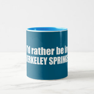 Jag skulle hellre vara i Berkeley Vår Väster Virgi Två-Tonad Mugg