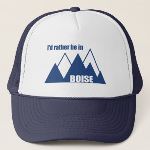 Jag skulle hellre vara i Boise Idaho-berget Keps