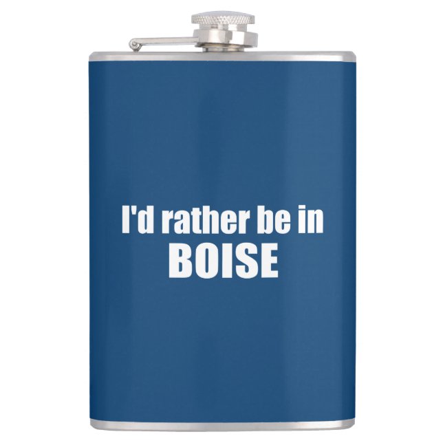 Jag skulle hellre vara i Boise Idaho Fickplunta (Framsidan)