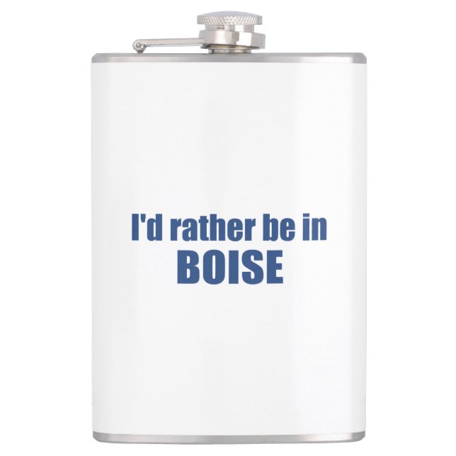Jag skulle hellre vara i Boise Idaho Fickplunta (Framsidan)