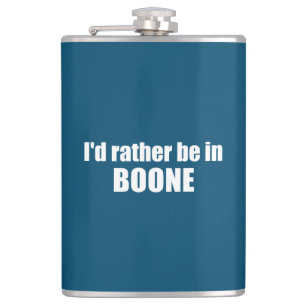 Jag skulle hellre vara i Boone North Carolina Fickplunta