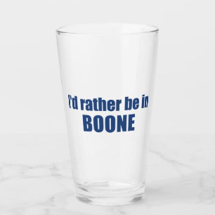 Jag skulle hellre vara i Boone North Carolina Glaskopp