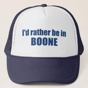 Jag skulle hellre vara i Boone North Carolina Keps