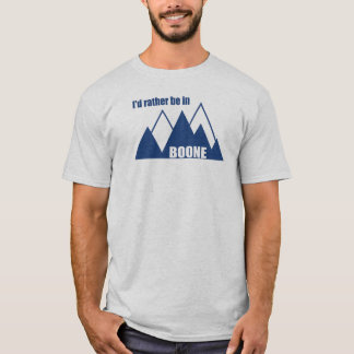 Jag skulle hellre vara i Boone North Carolina Moun T Shirt
