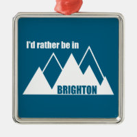 Jag skulle hellre vara i Brighton Utah Mountain