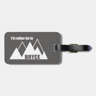 Jag skulle hellre vara i Bryce Canyon Mountain Bagagebricka