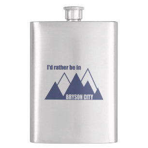 Jag skulle hellre vara i Bryson City Mountain Fickplunta