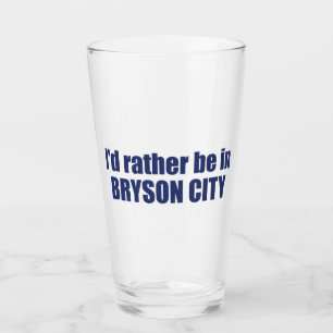 Jag skulle hellre vara i Bryson City North Carolin Glaskopp