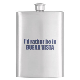 Jag skulle hellre vara i Buena Vista Colorado Fickplunta