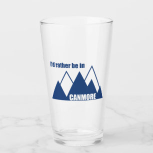 Jag skulle hellre vara i Canmore Mountain Glaskopp