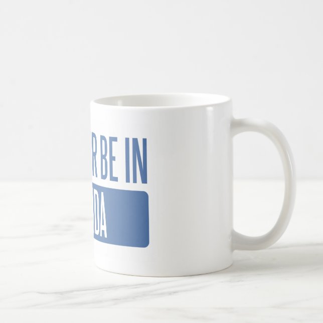 Jag skulle hellre vara i Florida Kaffemugg (Höger)