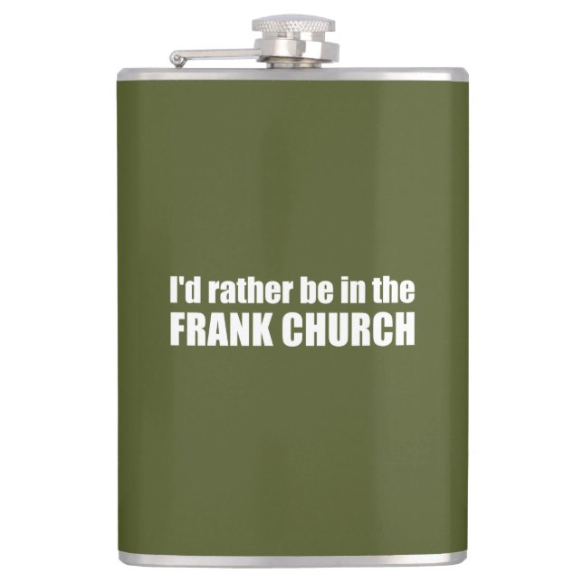 Jag skulle hellre vara i Frank Church Fickplunta (Framsidan)