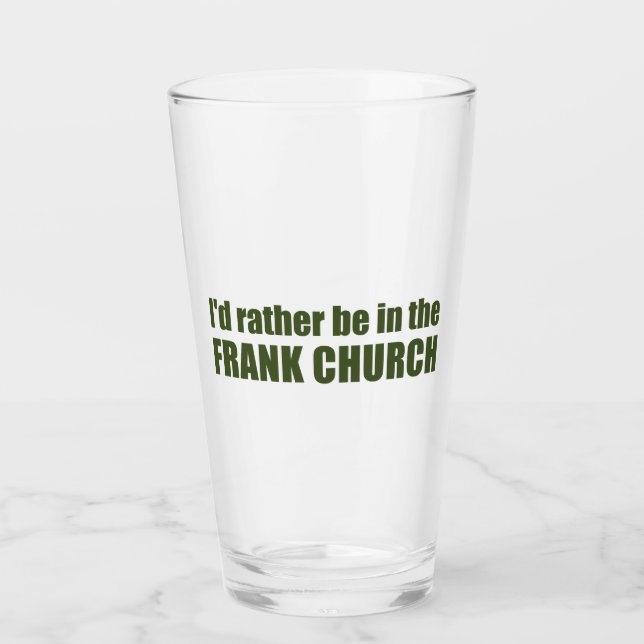 Jag skulle hellre vara i Frank Church Glaskopp (Framsida)