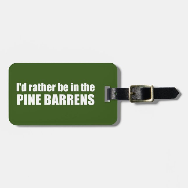 Jag skulle hellre vara i Gräs Barrens Bagagebricka (Horisontell Framsida)