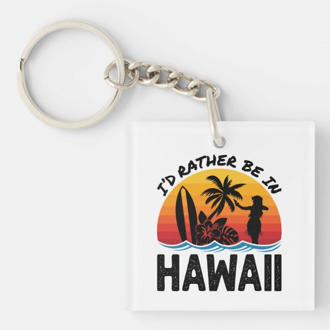 Jag skulle hellre vara i Hawaii (Framsidan)