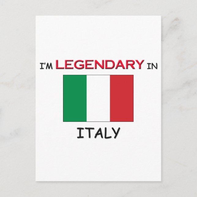 Jag skulle hellre vara i ITALIEN Vykort (Framsida)