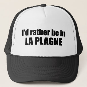 Jag skulle hellre vara i La Plagne Frankrike Keps