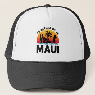 Jag skulle hellre vara i Maui Hawaii Keps