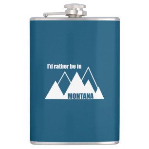 Jag skulle hellre vara i Montana-berget Fickplunta