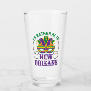 Jag skulle hellre vara i New Orleans Glaskopp