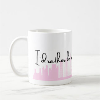Jag skulle hellre vara i New York City Resemugg Kaffemugg