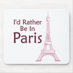 Jag skulle hellre vara i Paris Musmatta