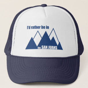 Jag skulle hellre vara i San Juans-berget Keps