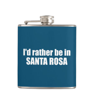 Jag skulle hellre vara i Santa Rosa California Fickplunta
