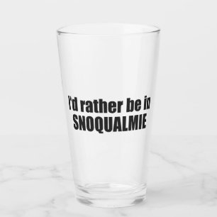 Jag skulle hellre vara i Snoqualmie Washington Glaskopp
