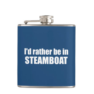 Jag skulle hellre vara i Steamboat Vår Colorado Fickplunta
