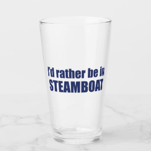Jag skulle hellre vara i Steamboat Vår Colorado Glaskopp