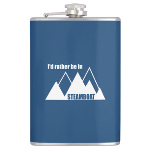 Jag skulle hellre vara i Steamboat Vår Colorado Mo Fickplunta