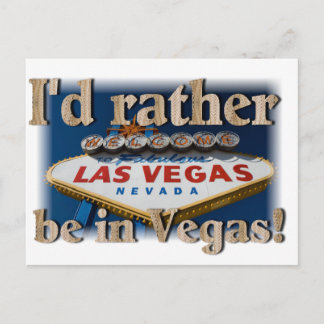 Jag skulle hellre vara i Vegas! Vykort