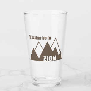 Jag skulle hellre vara i Zions nationalpark Utah M Glaskopp