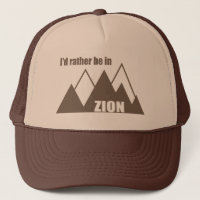 Jag skulle hellre vara i Zions nationalpark Utah M