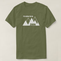 Jag skulle hellre vara i Zions nationalpark Utah M