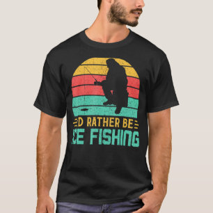 Jag skulle hellre vara isfisk med finnoj Retro Vin T Shirt