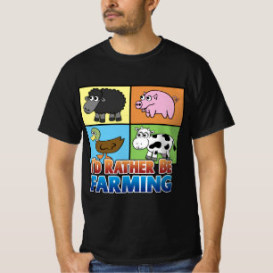 Jag skulle hellre vara jordbrukare! (virtuell jord tee