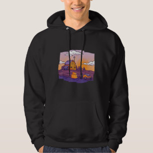 Jag skulle hellre vara jordbrukstraktor hoodie