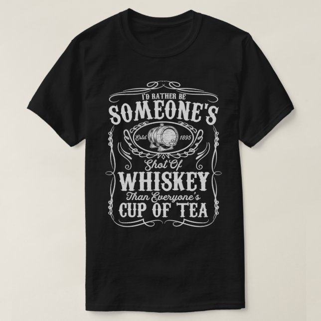 Jag skulle hellre vara nån som är en idiot... t shirt (Design framsida)