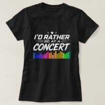 Jag skulle hellre vara på en konsert Roligt musikä