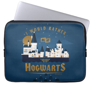 Jag Skulle Hellre Vara På HOGWARTS™ Abstrakt Båttu Laptop Fodral