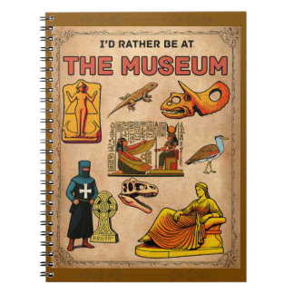 Jag skulle hellre vara på museet anteckningsbok