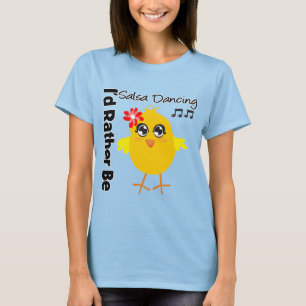 Jag skulle hellre vara Salsa Dancing Tee Shirt