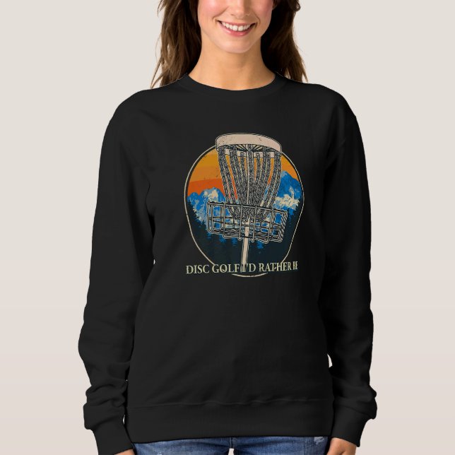 Jag skulle hellre vara Sarcastic Golfer Sarcasm T Shirt (Framsida)
