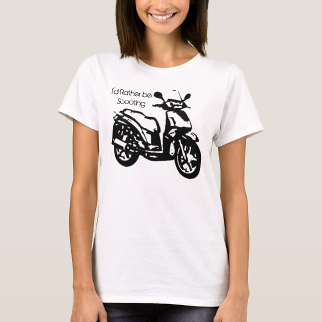 Jag skulle hellre vara skottsäker. t-shirt (Framsida)