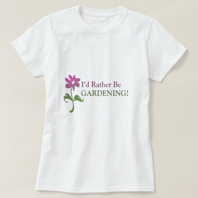 Jag skulle hellre vara  t shirt (Design framsida)