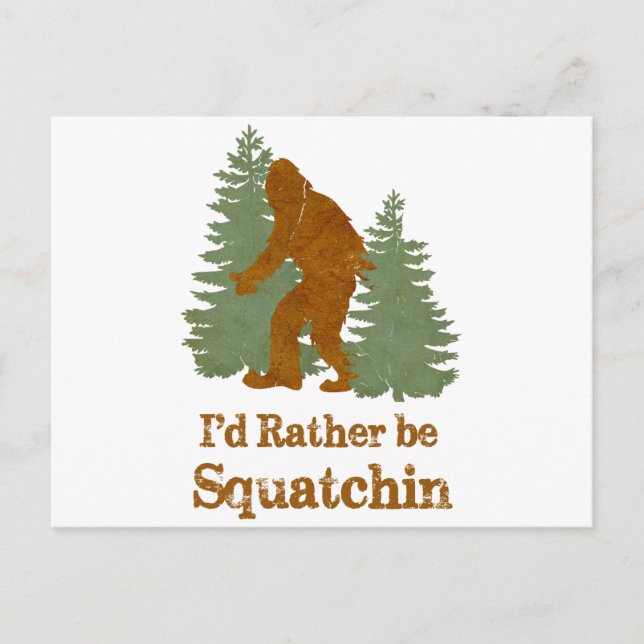 Jag skulle hellre vara torgig vykort (Framsida)