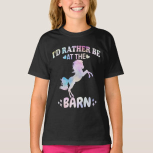 Jag skulle hellre vara vid barnen t shirt