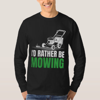 Jag skulle hellre vilja ha Superskoj för Gräsmatta T Shirt
